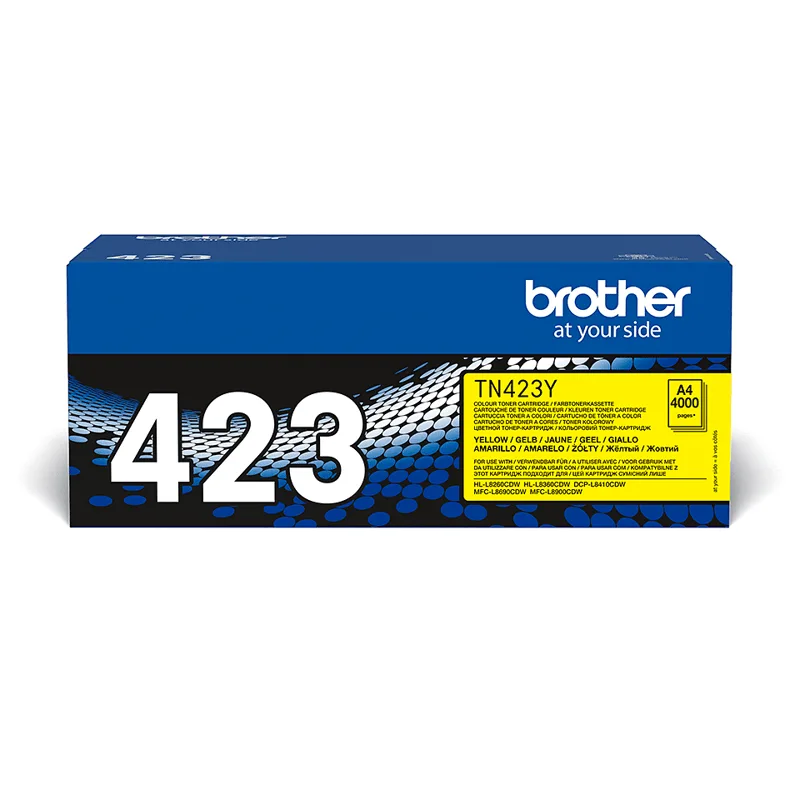 Brother TN-423Y, 4000 sidor, Gul