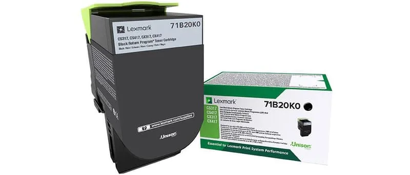 Lexmark 71B20K0 svart