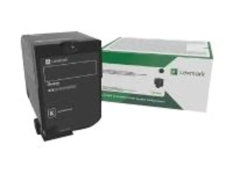 Lexmark - svart - original - tonerkassett