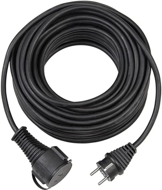 Skarvsladd Brennenstuhl, gummi, jordad med lock, IP44, 10m