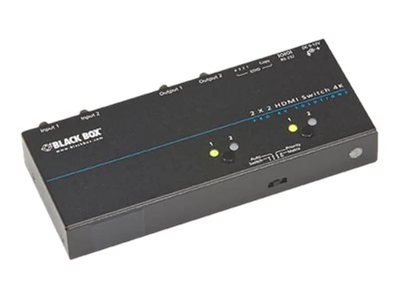 Black Box 4K HDMI Matrix Switch 2 x