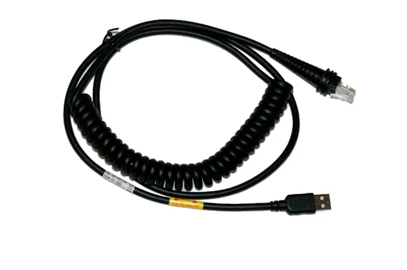 Honeywell Kabel USB Spiral 5m Svart