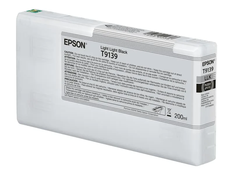 Epson Bläck Ljus Light Svart 200ml