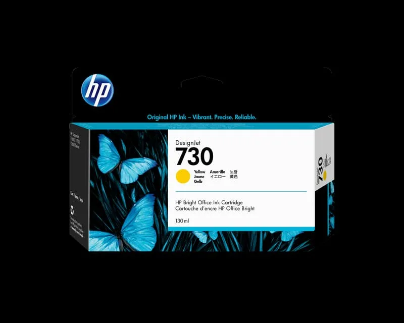 HP Bläck Gul 730 130ml