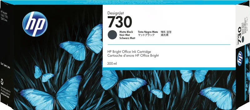 HP 730 Foto Svart