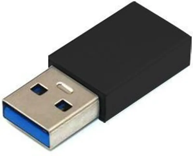 MicroConnect USB3.0ACF USB-A till USB-C-adapter, svart