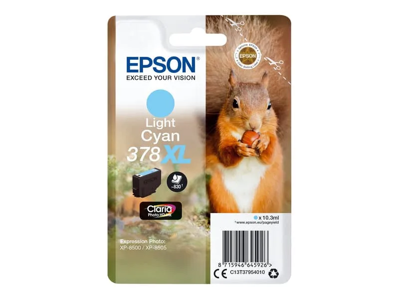 Epson Bläck Ljus Cyan 10.3ml 378XL