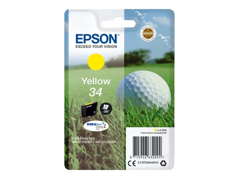 Epson Bläck Gul 4.2ml 34