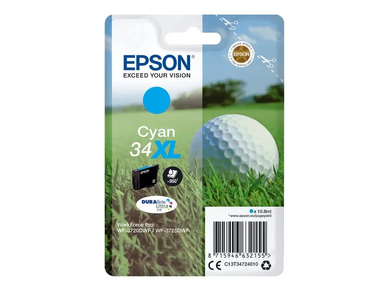 Epson 34XL - XL - cyan - original