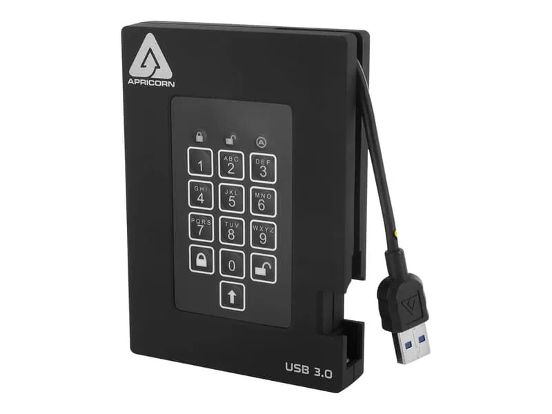 Apricorn Padlock fortress 4TB SSD