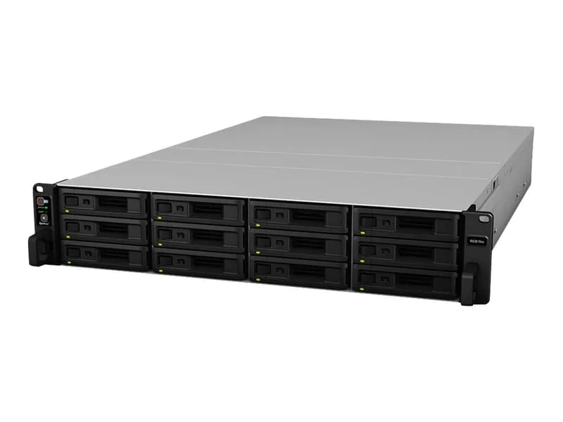Synology RackStation RS3618xs, 12-Bay NAS, Intel Xeon 4-Core, 8 GB RAM, rackmonterbar 2U