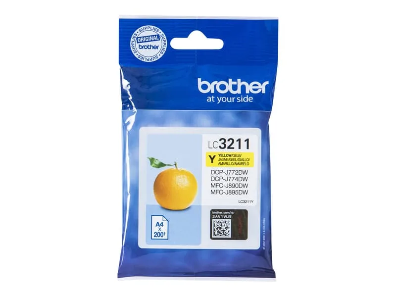 Brother Bläck Gul LC-3211Y