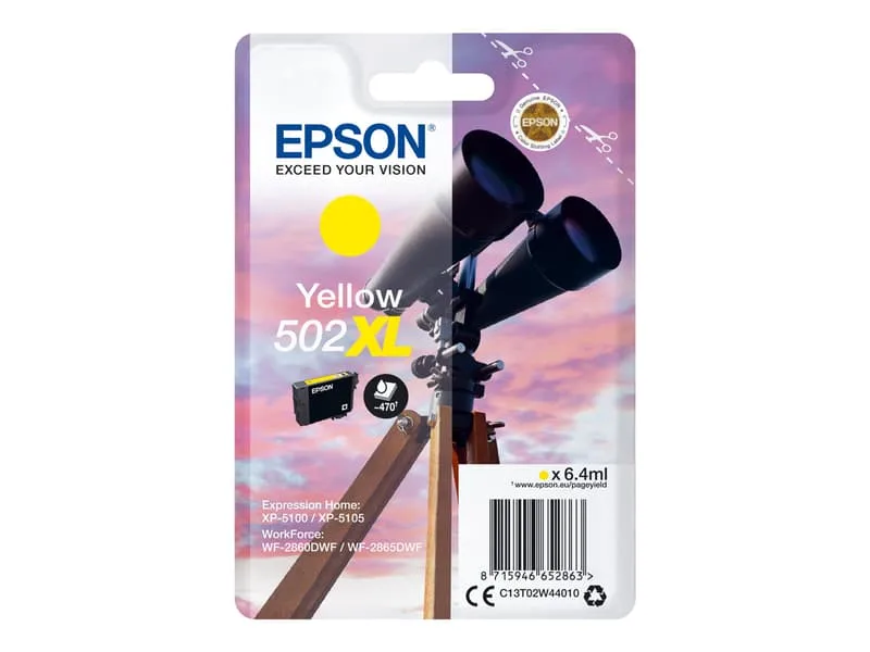 Epson 502XL Gul