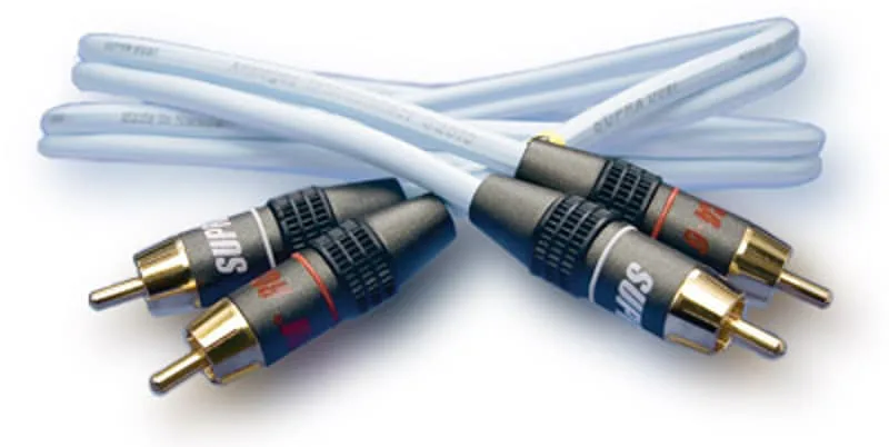 Supra Dual 2RCA-2RCA Audio 0.5m