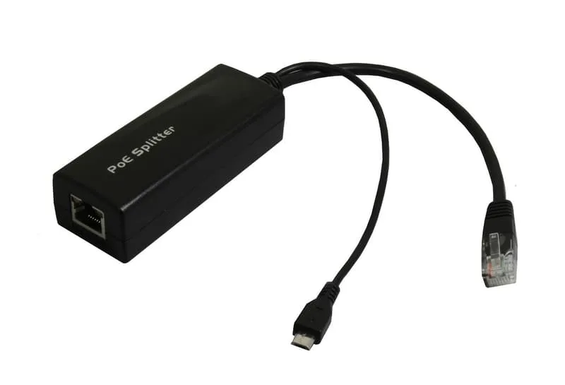 Gigabit PoE Splitter MicroUSB 5V/2A