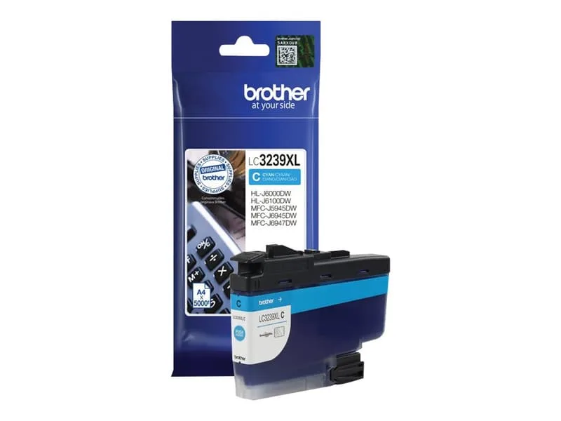 Brother Bläck Cyan LC-3239XLC 5K