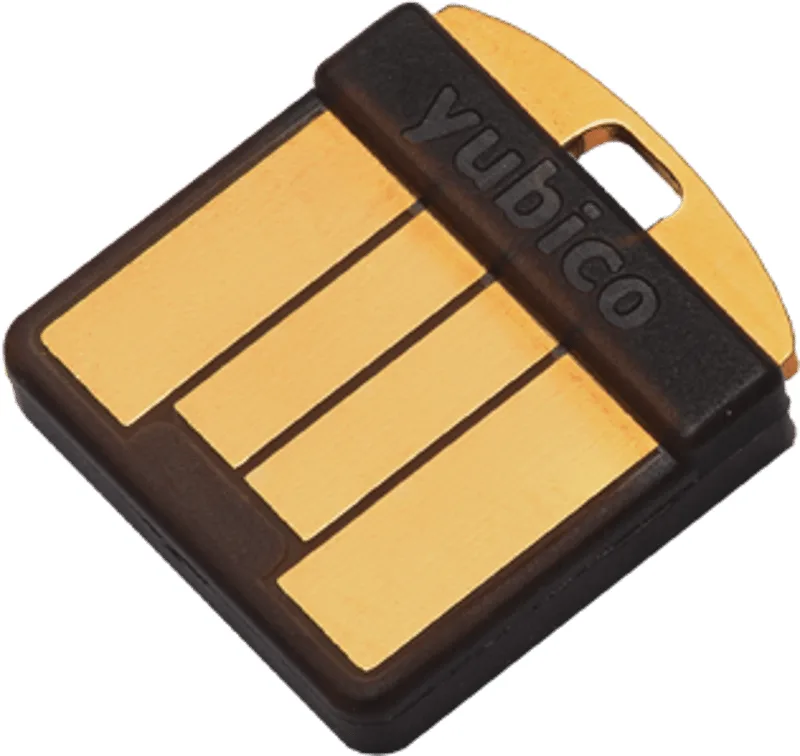 Yubico USB-lösenordshanterare YubiKey 5 Nano Svart/Guld 5060408461457