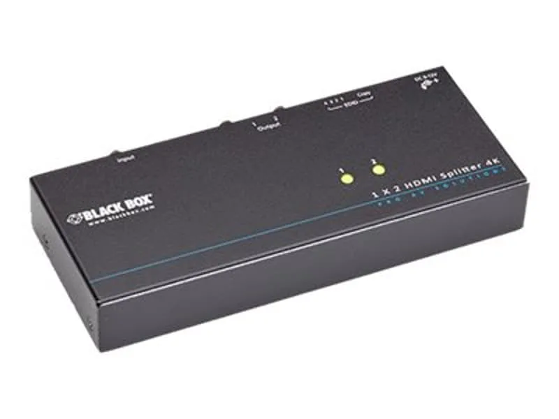 Black Box 4K HDMI Splitter 1 x 2