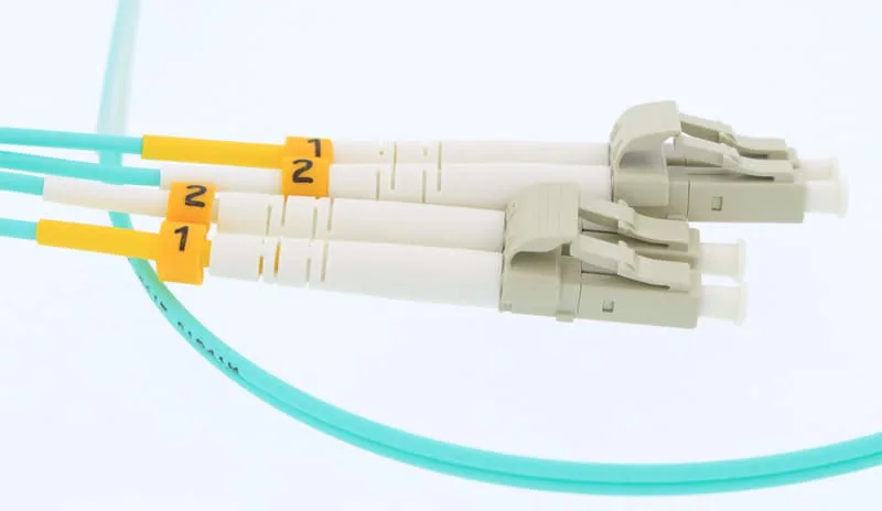 LC-LC Multimode Duplex Teal 30m