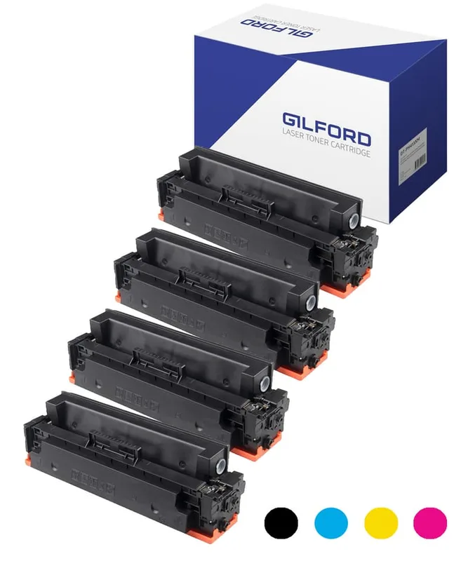 Gilford tonerkit CP1525 CE321a, kompatibel, svart, cyan, magenta, gul