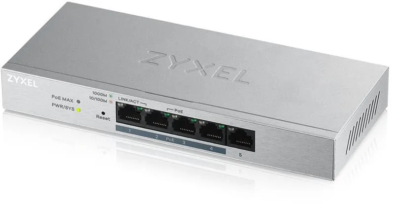 GS1200-5HPv2 5-Port PoE 60W Switch