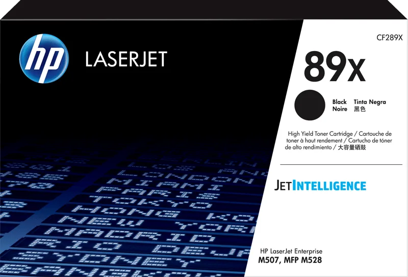 HP 89X svart original LaserJet-tonerkassett med hög kapacitet