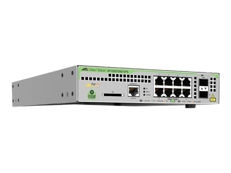 CentreCOM AT-GS970M/10PS PoE+ 124W