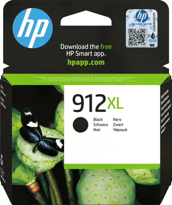 HP 912XL Svart, 825 sidor