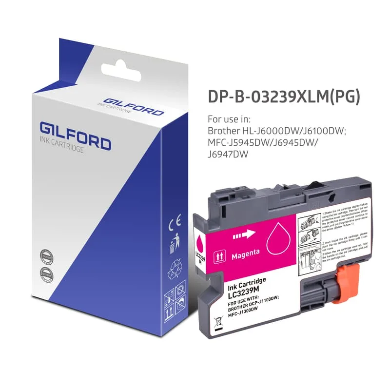 Gilford Bläck Magenta LC-3239Xlm 5K