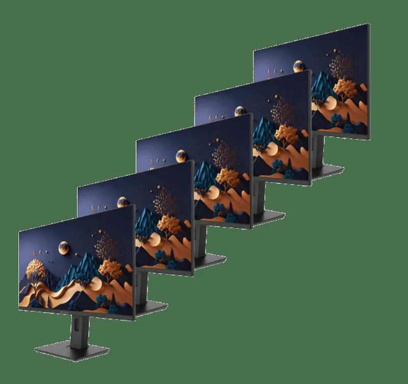 Voxicon D32QOEF Ergonomisk Skärm 5 Pcs