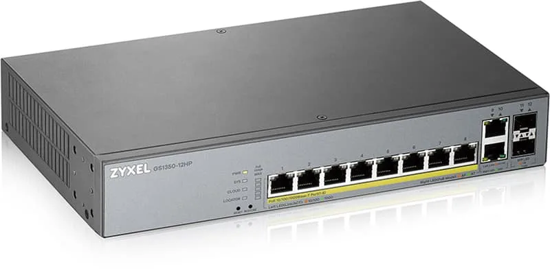 Nebula GS1350-12HP Smart Surveillance PoE Switch 130W