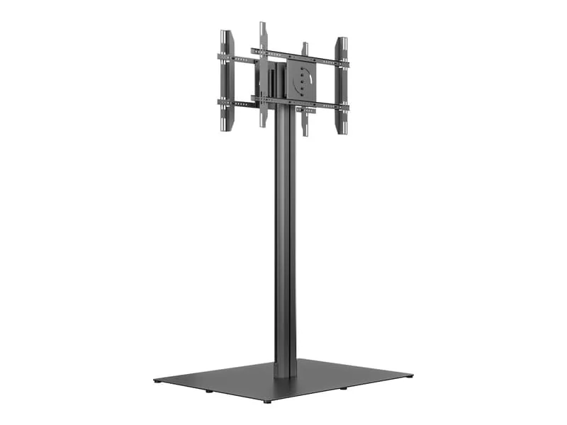 M Public Display Stand 180 HD Back to Back Black w. Floorbase