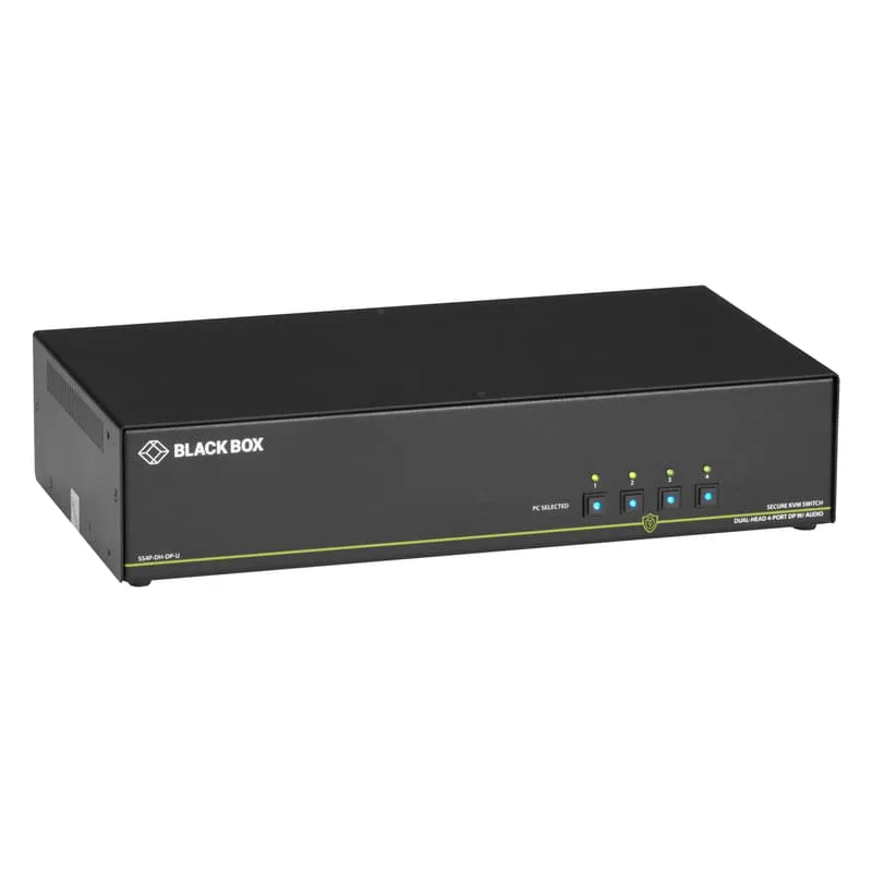 Black Box Secure 4-Port KVM Switch NIAP 3.0