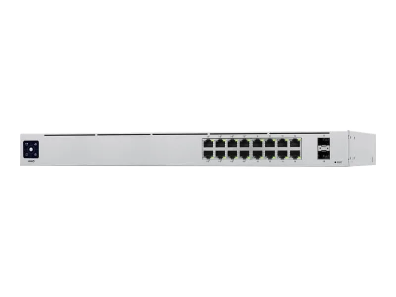 Ubiquiti Networks UniFi USW-16-POE, 16-port Gigabit med 8xPoE+, 2 SFP, 42W