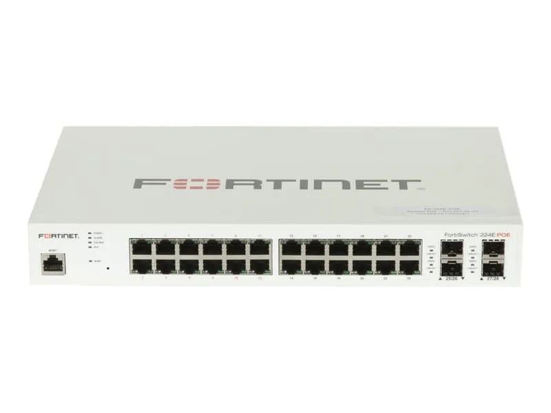 FortiSwitch 224E PoE 180W