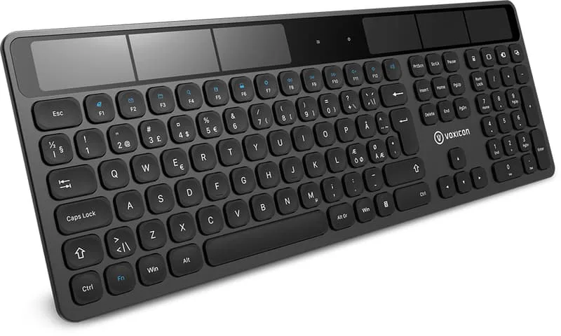 Voxicon Solar Trådlös Tangentbord S02WL