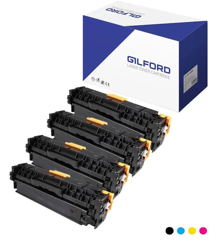 Gilford 2661B002#KIT tonerpatron 1 stk Kompatibel Sort, Blå, Magenta, Gul