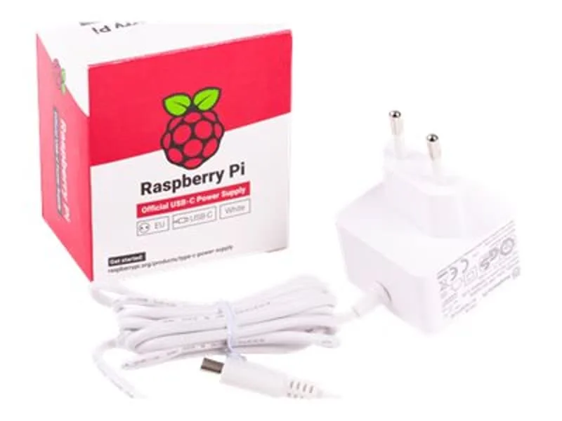 Raspberry Pi Power Supply 15.3W 5.1V/3A EU USB-C
