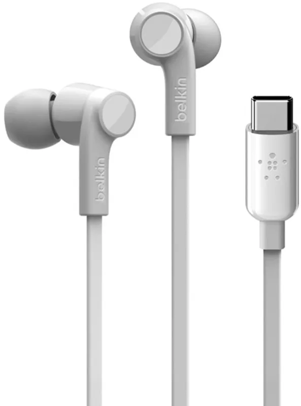 Belkin SoundForm kabelanslutna In-Ear-hörlurar med USB-C anslutning