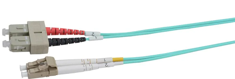 Fiber Om3 LC-SC 50/125 Duplex MM 0.5M