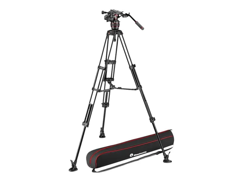 Manfrotto Nitrotech 608 kamerastativ Actionkamera 3 ben Sort