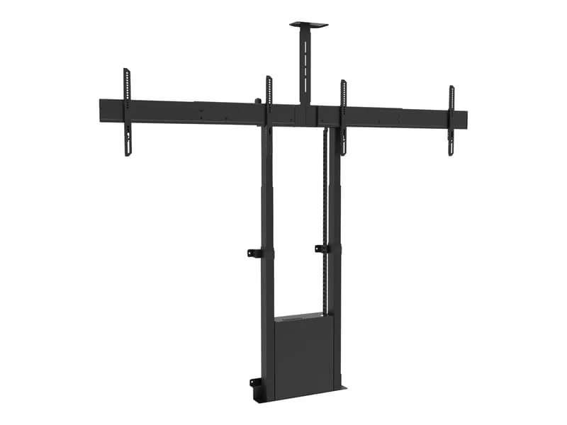M Motorized Floormount 2 LCD/CAM 40-65 Svart