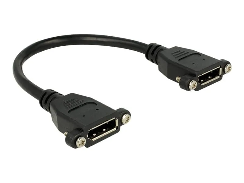 DeLOCK DisplayPort adapter, 0.25m, 20pin fe-fe, DP 1.1