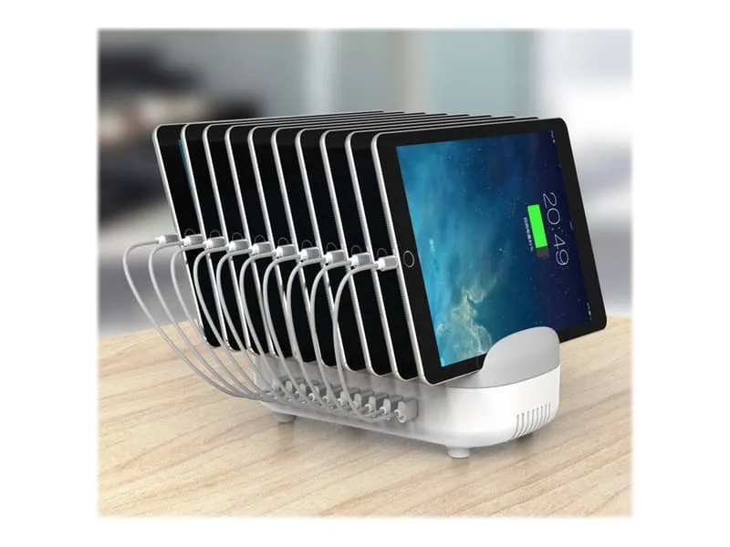 Tablet / Phone USB Charging Hub Station 10 Ports