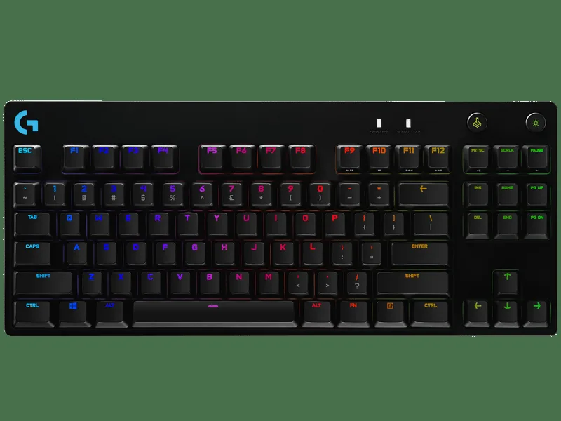 Logitech G PRO GX Blue Clicky (QWERTZ – Tysk layout) – Skapad för proffs!
