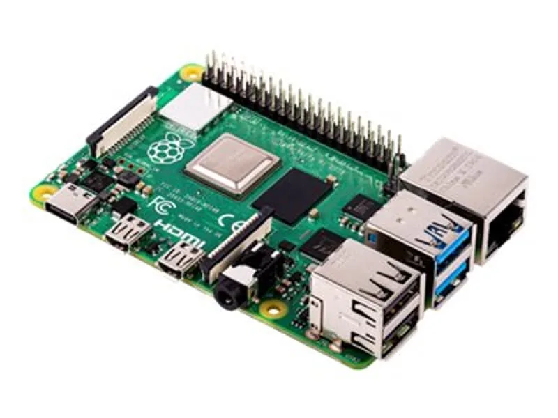 Raspberry Pi 4 Model B, 8 GB RAM, USB-C, dual Micro HDMI