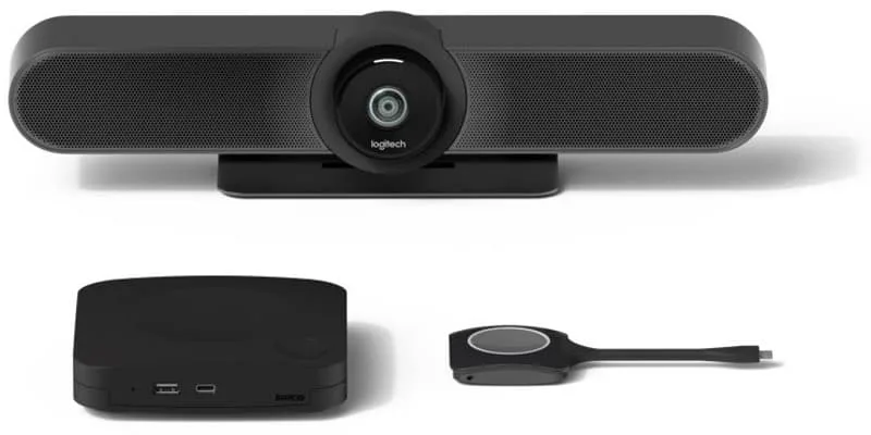 ClickShare med Logitech Room för litet mötesrum