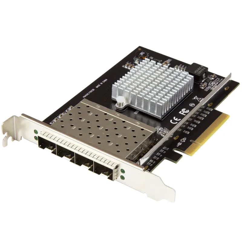 Quad Port 10G SFP+ Network Card