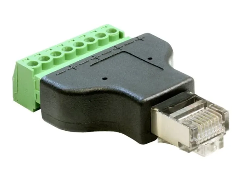 DeLOCK terminalblocksadapter, RJ45 hane, 8-pin