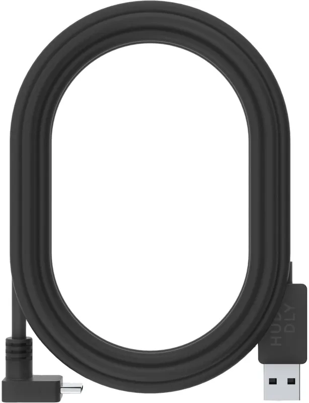 Huddly USB-kabel vinklad, USB-A till USB-C